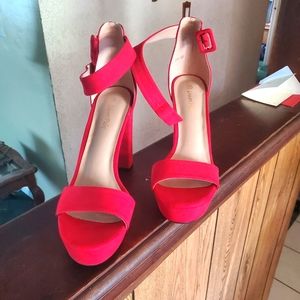 Never worn block heels from Amazon.